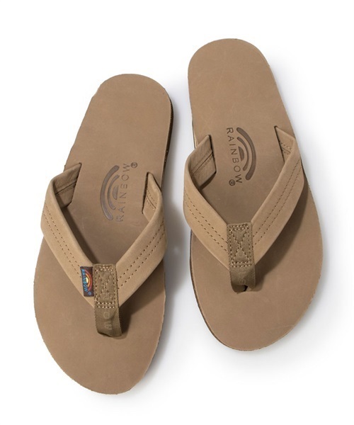 RAINBOW SANDALS レインボーサンダルズ シングルレイヤー・プレミア・レザー 301ALTS-PL メンズ シューズ サンダル ビーチサンダル KK1 E6(BRBR-S)