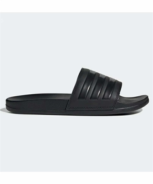 adidas アディダス Adilette Comfort Slides アディレッタ コンフォート サンダル GZ5896 メンズ レディース サンダル KK1 E20(BKBK-23.5cm)