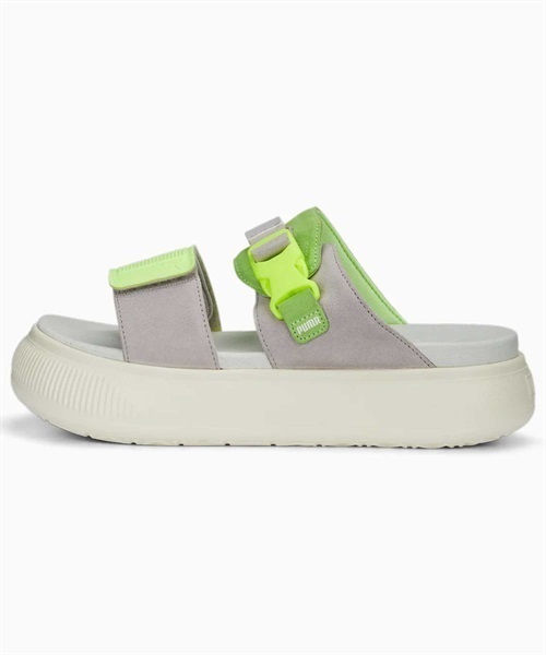 PUMA プーマ SUEDE MAYU SANDAL WNS スウェード マユ 383380 レディース シューズ サンダル KX1 E2(YEBL-23.0cm)