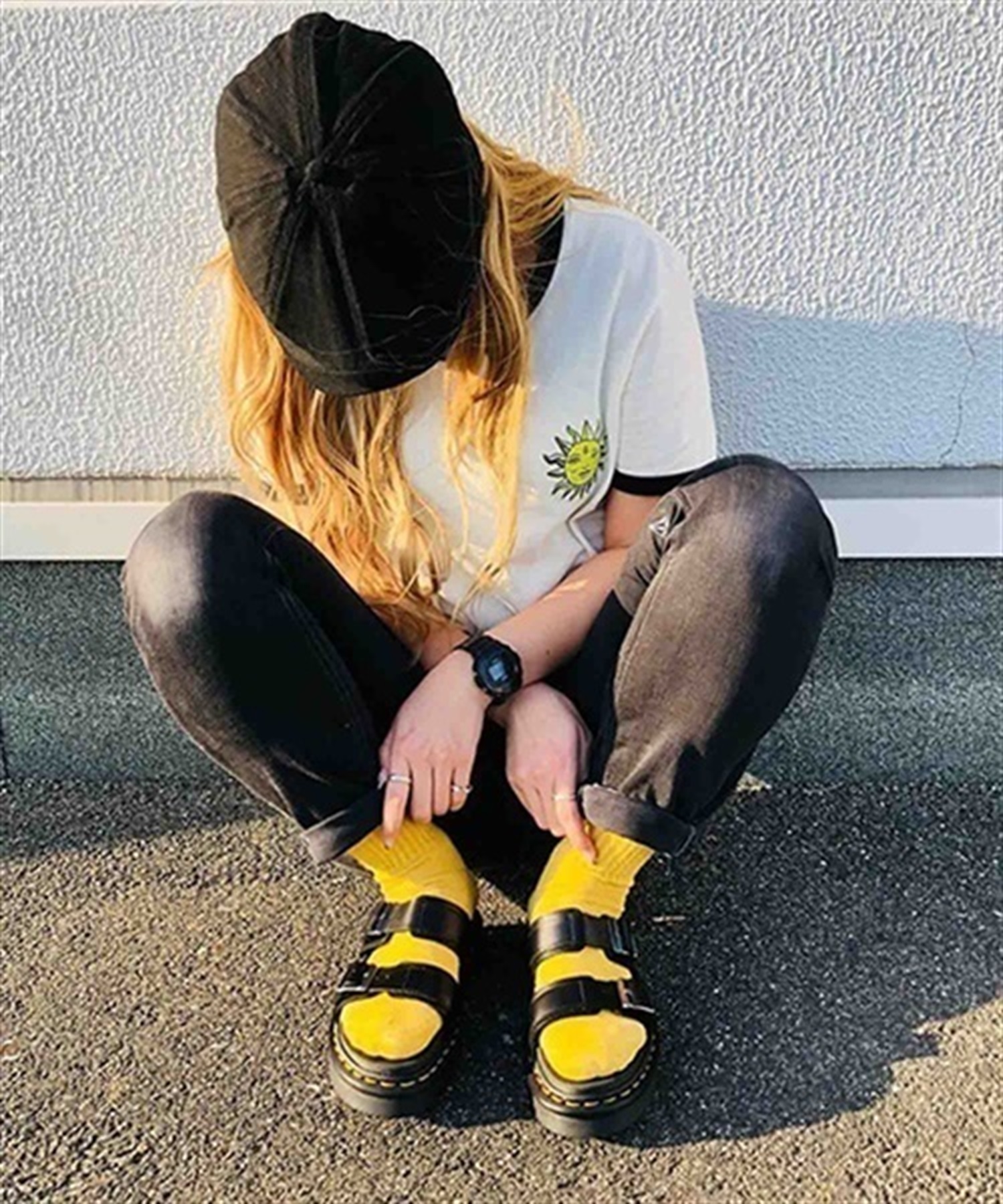 Dr Martens ドクターマーチン MYLES マイルズ 23523001 メンズ レディース ユニセックス シューズ サンダル KK1 ムラサキスポーツ ムラサキスポーツ C30(BLACK-22.0cm)