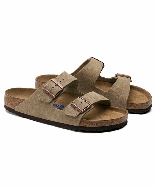 BIRKENSTOCK/ビルケンシュトック Arizona SFB アリゾナ ソフトフットベッド サンダル コンフォート コルク Regular width レギュラー幅 951321/951301(TAUPE-25.0cm)