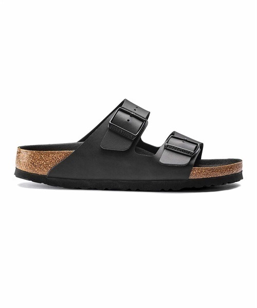 BIRKENSTOCK/ビルケンシュトック Arizona BF  アリゾナ ビルコフロー サンダル コンフォート コルク Narrow width ナロー幅 1019069(BLACK-23.0cm)