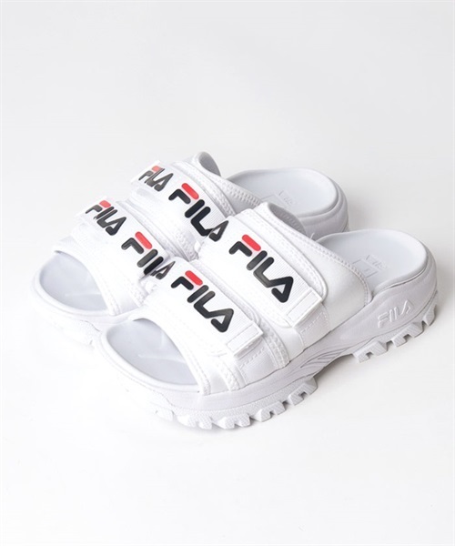 FILA フィラ OUTDOOR SLIDE アウトドアスライド 5SM01799-125 レディース シューズ サンダル KX1 E2(WTNV-23.0cm)