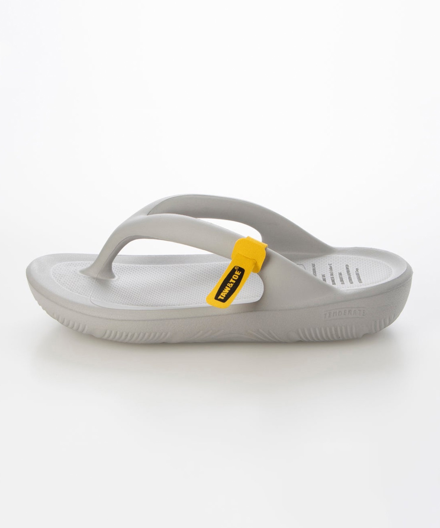 TAW&TOE トーアンドトー Zerovity Flipflop OG ゼロビティ フリップフロップ オージー レディース リカバリーサンダル MUSINSA ムシンサ Z-FF-GRAJ(GR-22.0cm)