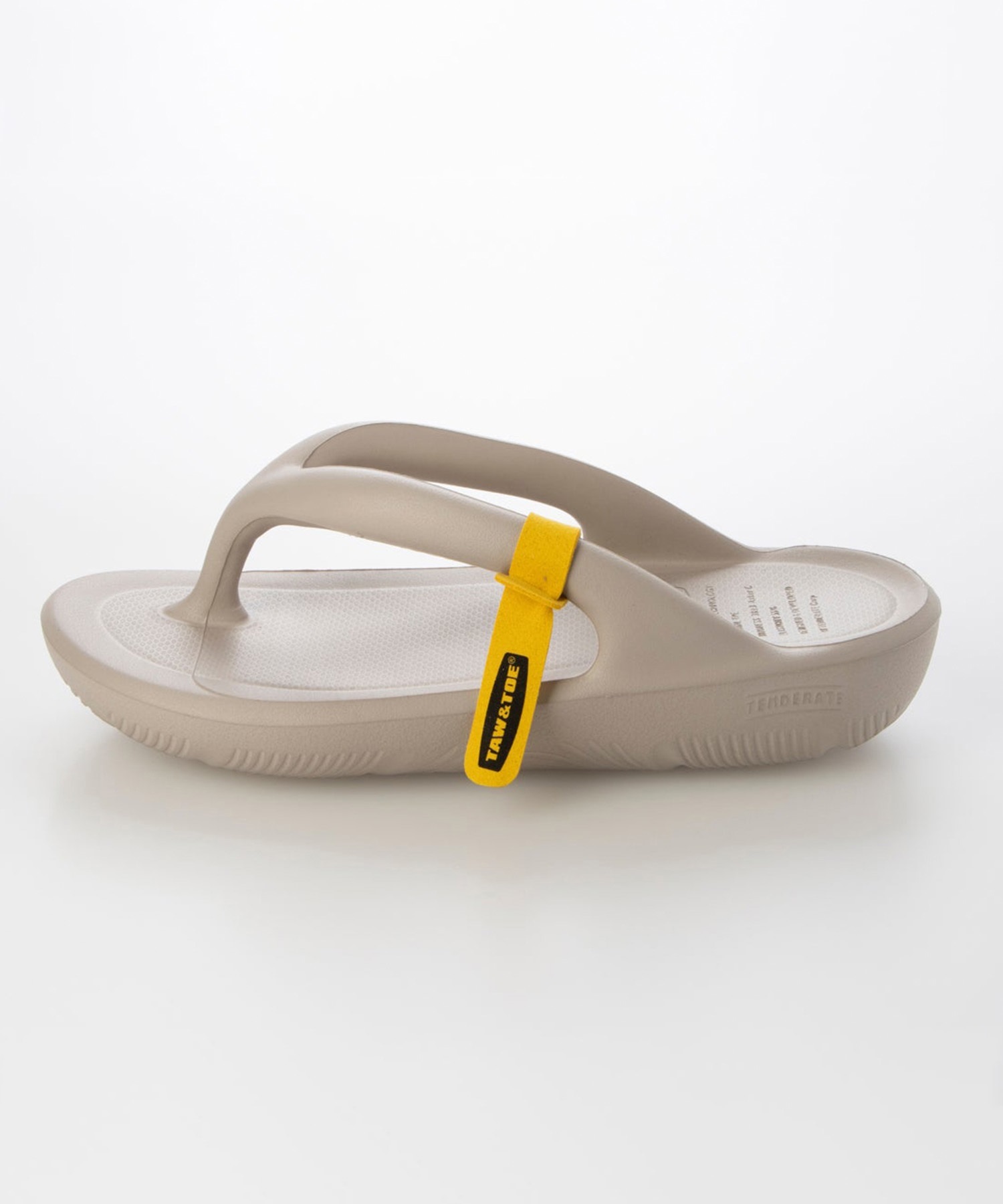 TAW&TOE トーアンドトー Zerovity Flipflop OG ゼロビティ フリップフロップ オージー レディース リカバリーサンダル MUSINSA ムシンサ Z-FF-WGAJ(WAGR-22.0cm)