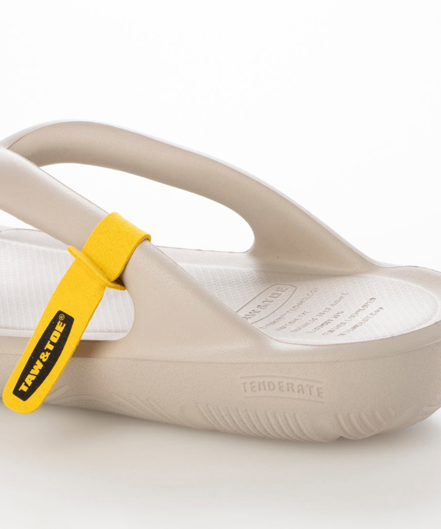 TAW&TOE トーアンドトー Zerovity Flipflop OG ゼロビティ フリップフロップ オージー レディース リカバリーサンダル MUSINSA ムシンサ Z-FF-WGAJ(WAGR-22.0cm)