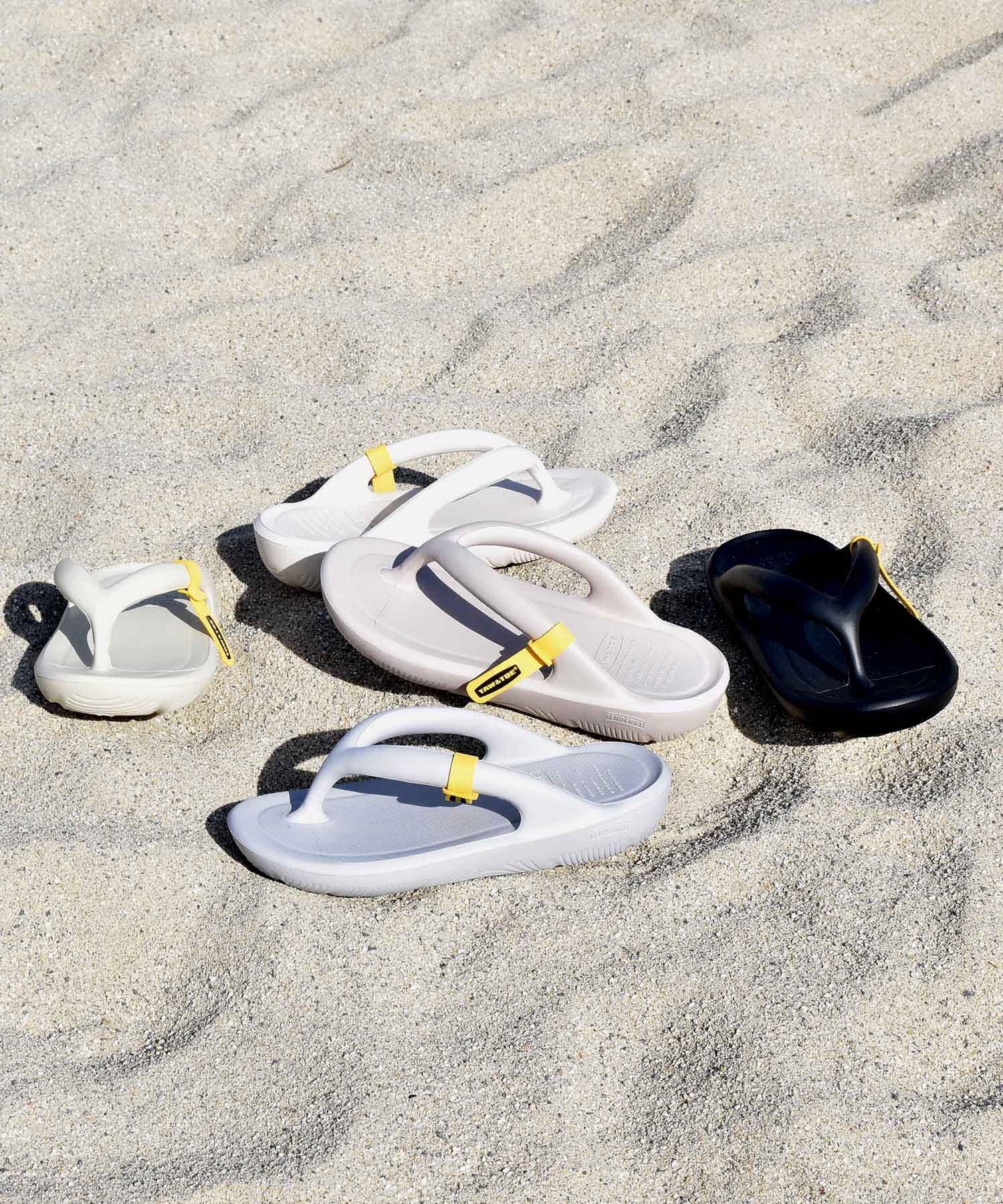 TAW&TOE トーアンドトー Zerovity Flipflop OG ゼロビティ フリップフロップ オージー レディース リカバリーサンダル MUSINSA ムシンサ Z-FF-WGAJ(WAGR-22.0cm)