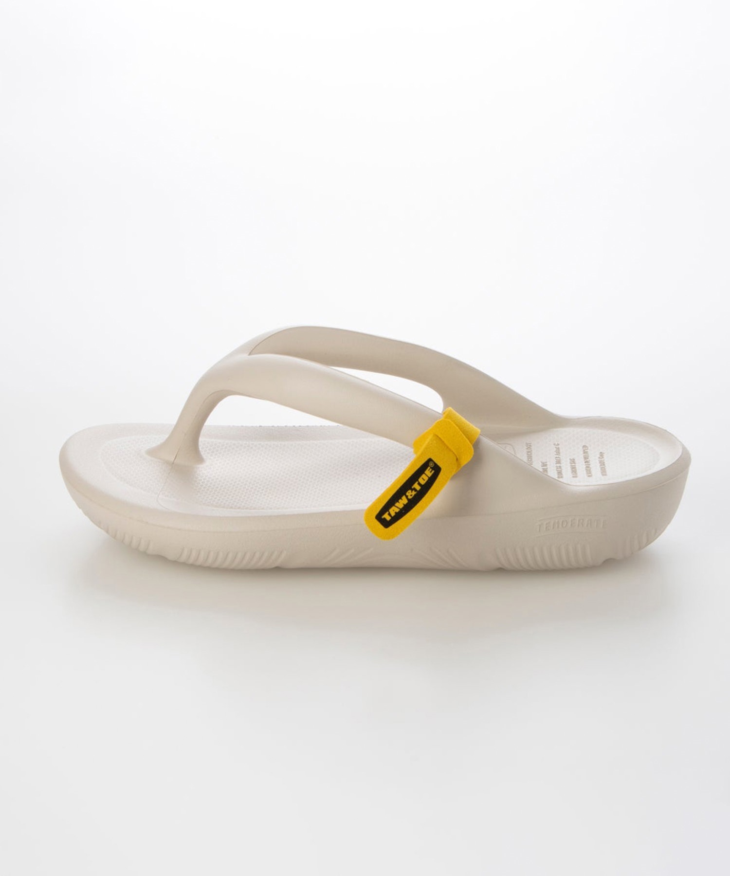 TAW&TOE トーアンドトー Zerovity Flipflop OG ゼロビティ フリップフロップ オージー レディース リカバリーサンダル MUSINSA ムシンサ Z-FF-CRAJ(CR-22.0cm)