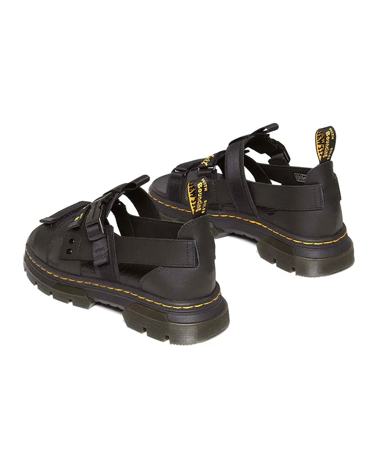 Dr.Martens ドクターマーチン PEARSON マルチストラップ サンダル メンズ レディース シューズ 軽量 31574001(BLACK-22.0cm)