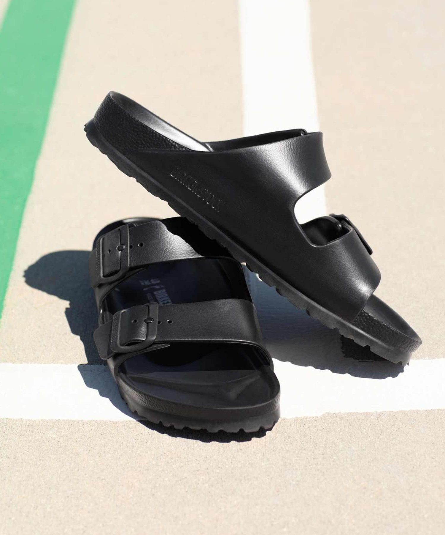 BIRKENSTOCK ビルケンシュトック ARIZONA アリゾナ レディース メンズ サンダル 細身シルエット幅 129423(BLACK-36E)