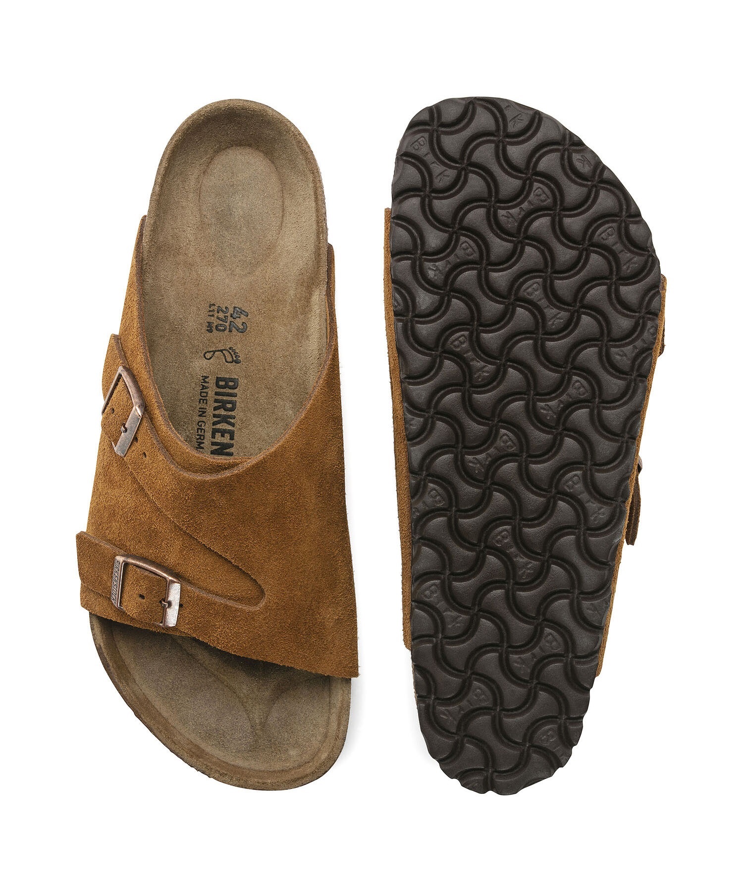 BIRKENSTOCK ビルケンシュトック Zurich Suede チューリッヒ メンズ サンダル レギュラー幅 1023842(MINK-39E)