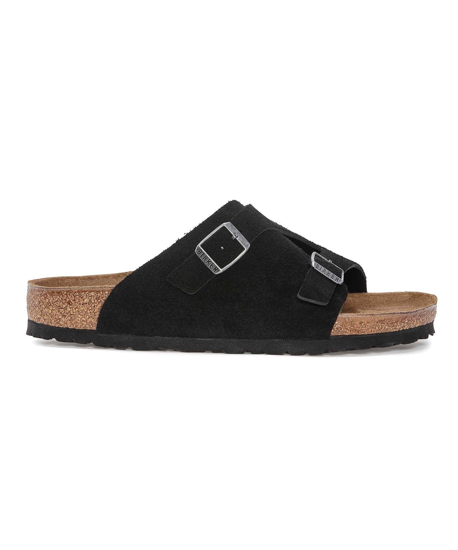 BIRKENSTOCK ビルケンシュトック Zurich Suede チューリッヒ メンズ サンダル レギュラー幅 1025045(BLACK-39E)