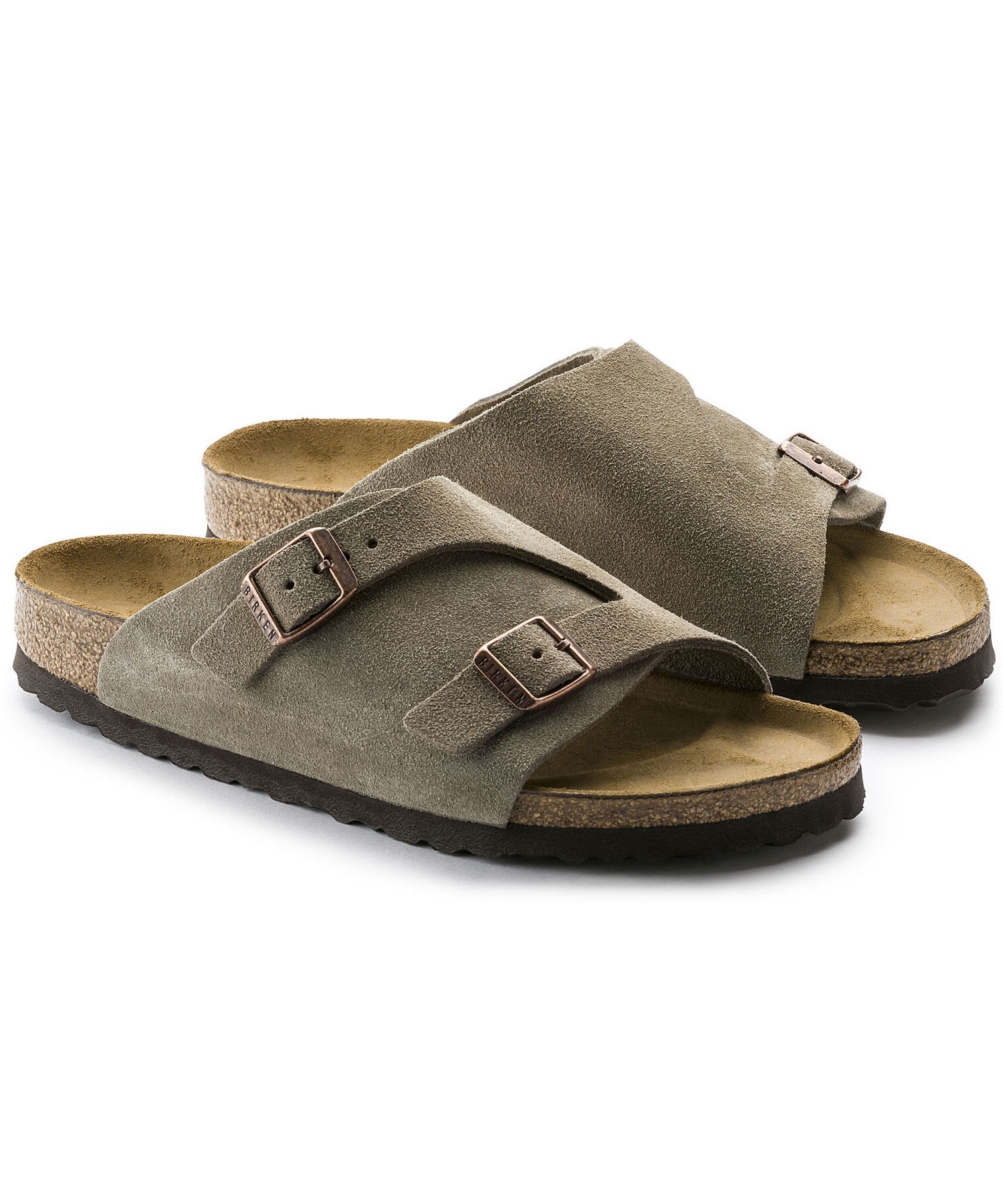 BIRKENSTOCK ビルケンシュトック Zurich Suede チューリッヒ レディース サンダル コルク 細身シルエット幅 50463(TAUPE-36E)