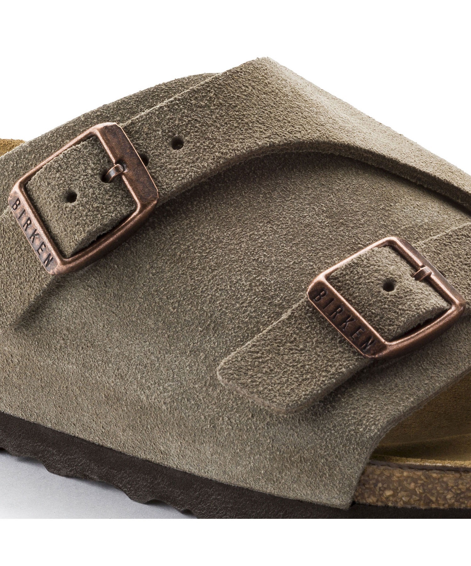 BIRKENSTOCK ビルケンシュトック Zurich Suede チューリッヒ レディース サンダル コルク 細身シルエット幅 50463(TAUPE-36E)