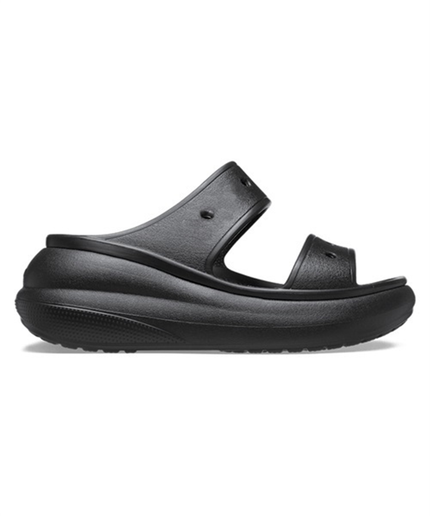 crocs クロックス CRUSH SANDAL クラッシュ サンダル 207670-001 レディース シューズ サンダル KK1 D3(BKBK-23.0cm)