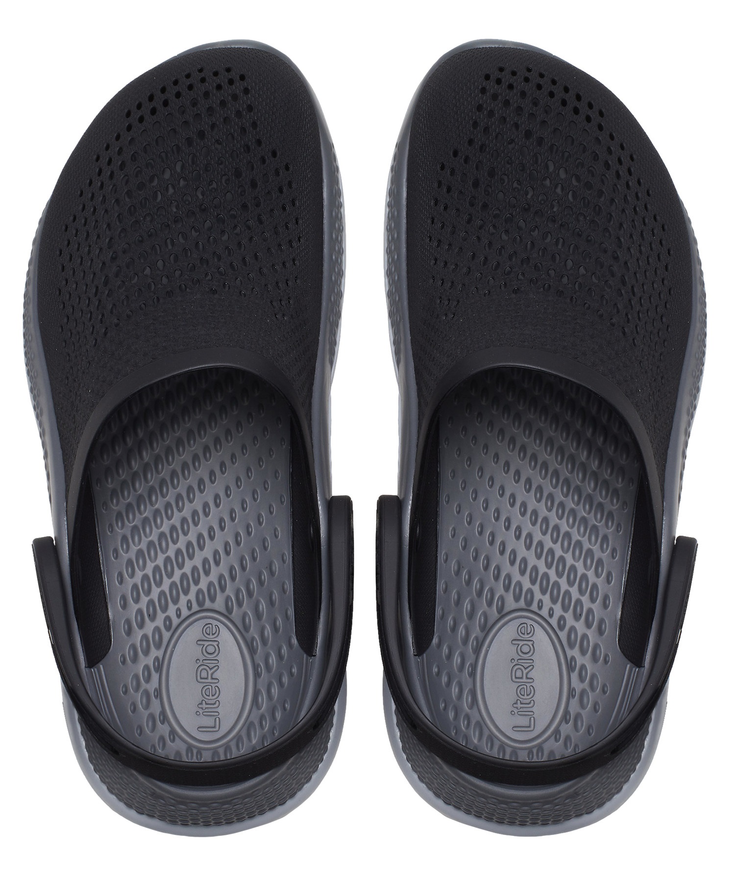 CROCS クロックス LITERIDE 360 CLOG ライトライド 360 クロッグ メンズ レディース サンダル 軽量 リカバリー コンフォート 206708-0DD(BKSGY-23.0cm)