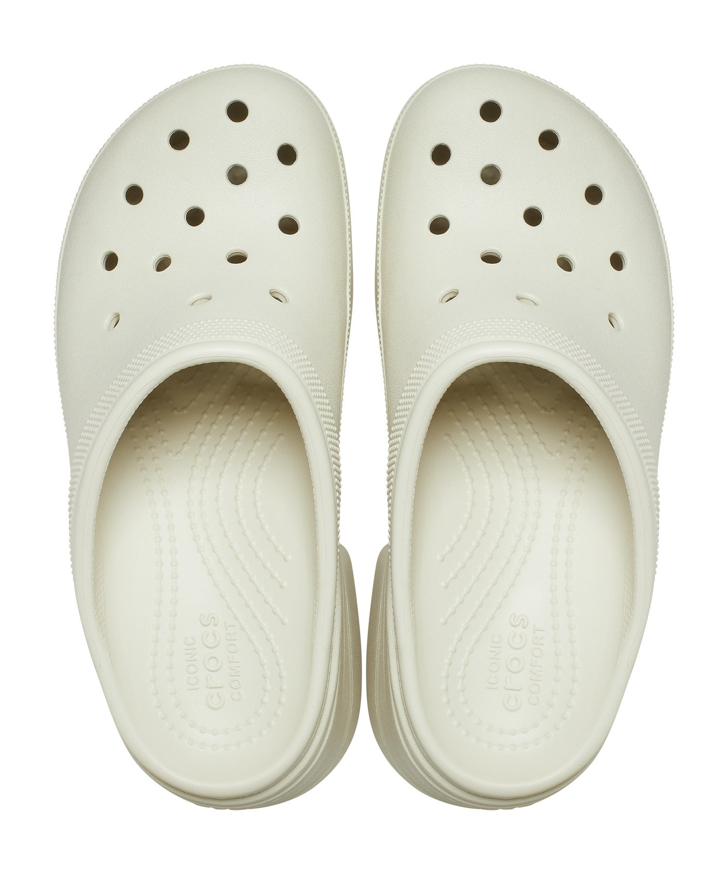 CROCS クロックス SIREN CLOG サイレン クロッグ レディース シューズ 厚底 サンダル ミュール 208547-2Y2 Bone(BONE-22.0cm)