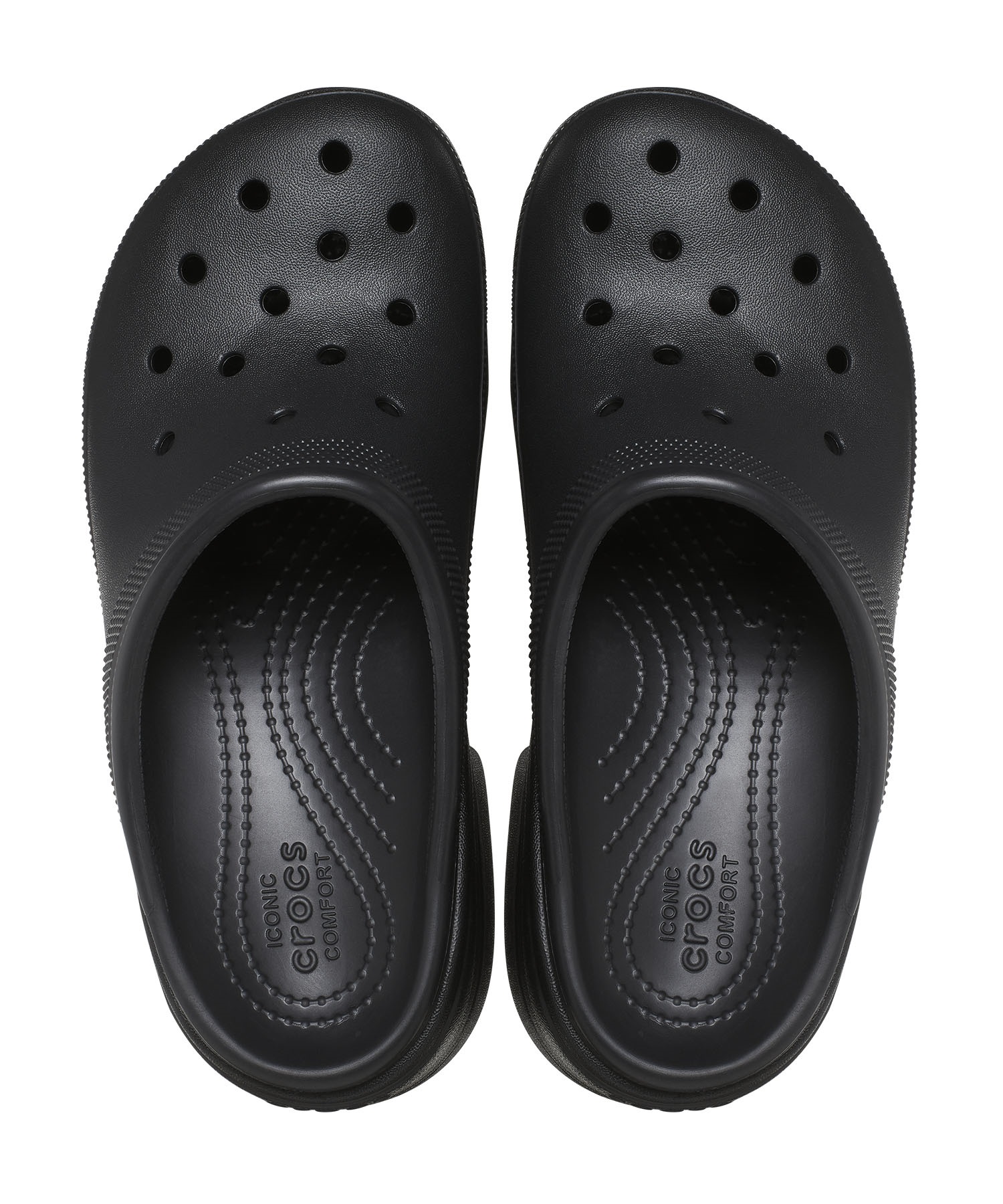 CROCS クロックス SIREN CLOG サイレン クロッグ レディース シューズ 厚底 サンダル ミュール 208547-001 Black(BLACK-22.0cm)