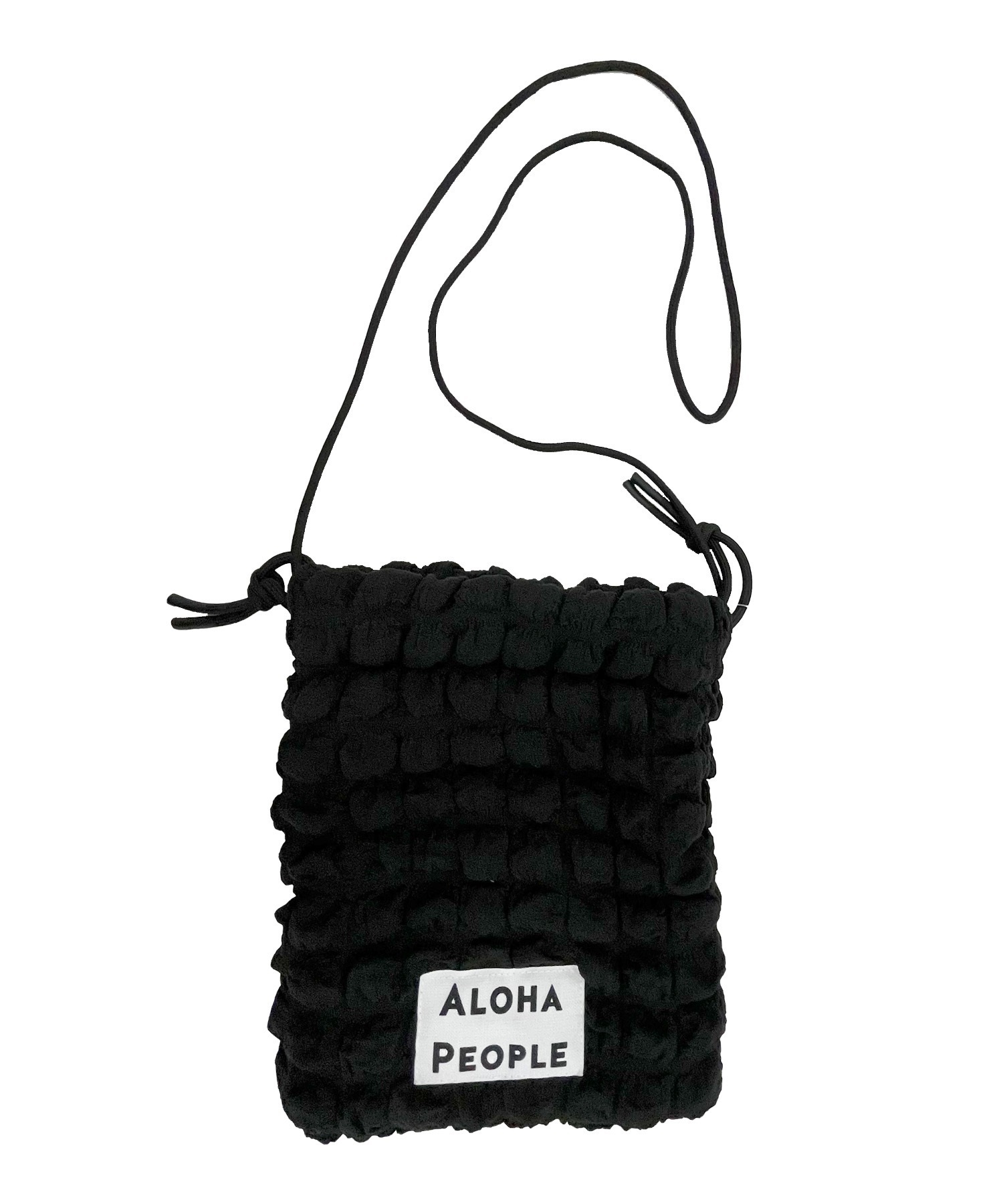 ALOHA PE/OPLE/アロハピープル ポーチ ポップコーンポーチ ショルダーバッグ 巾着 2WAY AP23AW001-DD2(ROYAL-ONESIZE)