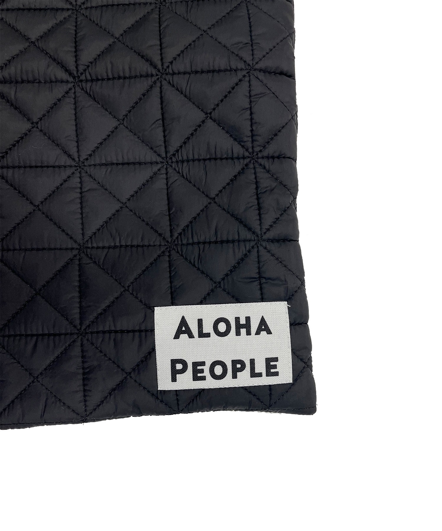 ALOHA PE/OPLE/アロハピープル トートバッグ キルティングトート AP23AW003-DD6(BLACK-ONESIZE)