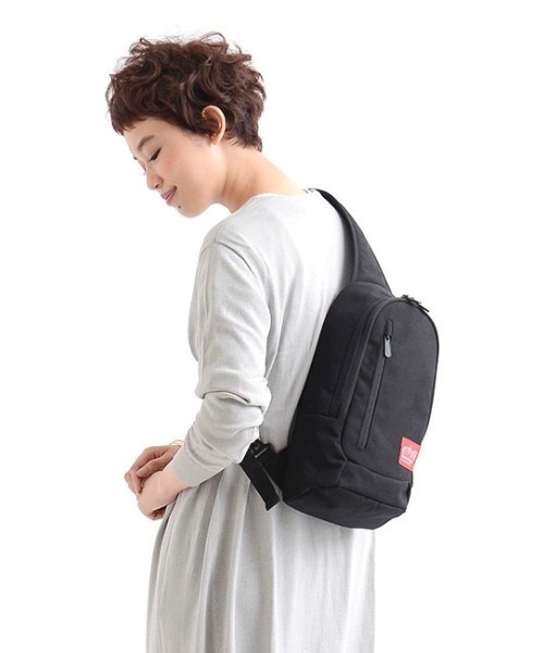 Manhattan Portage マンハッタンポーテージ Little Italy Crossbody Bag MP1927 メンズ レディース ワンショルダーバッグ 斜め掛け KK1 B2(BK-F)