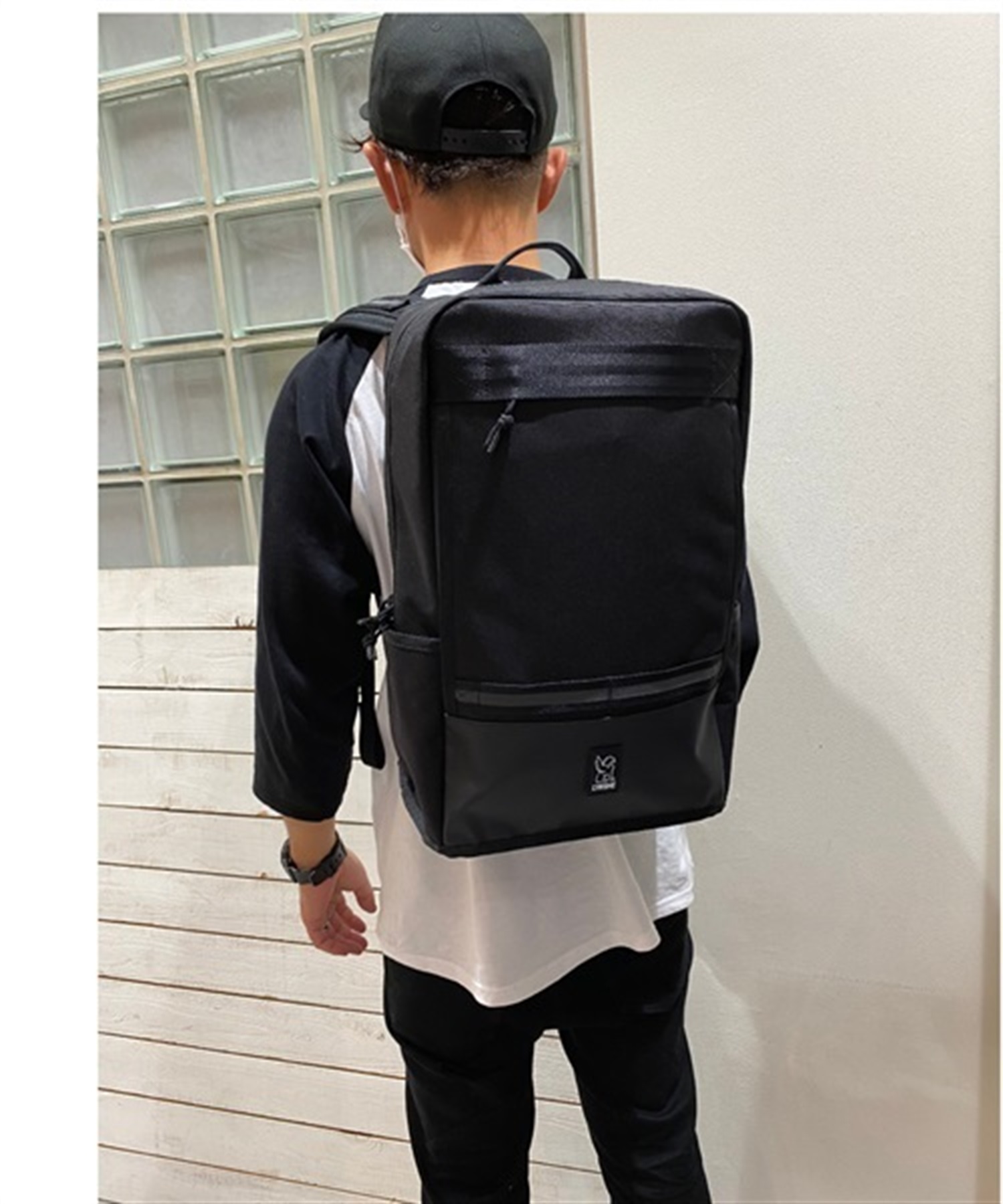 CHROME/クローム HONDO 21L BG-219 バックパック リュック JJ C4(ALLBLACK-21L)