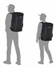 NEW ERA/ニューエラ BOX PACK ボックスパック 32L TPU ボックスロゴ ブラック × ホワイト デイパック バックパック リュック 13518033(BKWHT-32L)