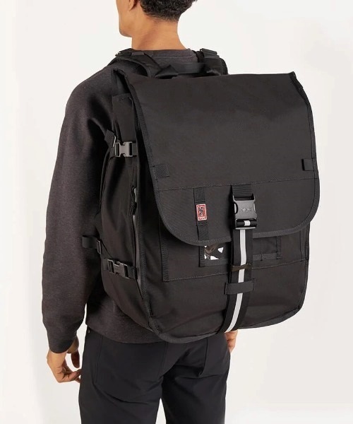 CHROME/クローム WARSAW 2.0 MESSENGER BACKPACK ワルシャワ 2.0 メッセジャー バックパック BG161BK リュック デイパック バックパック KK E1(ONECOLOR-ONESIZE)