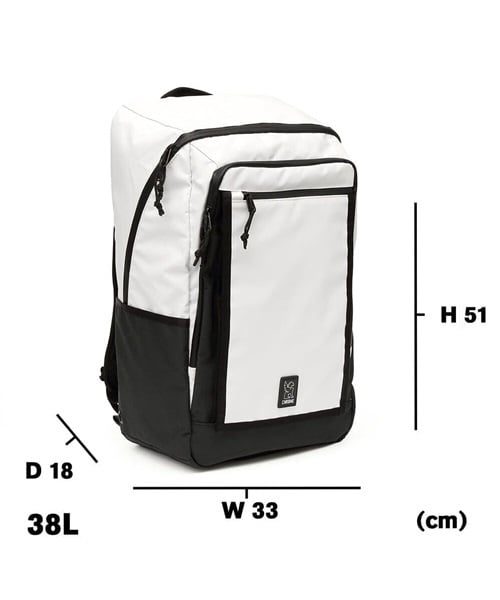 CHROME/クローム COHESIVE 38 WP BACKPACK JP185WHBK バックパック リュック デイパック 38L KK C2(WHBK-38L)