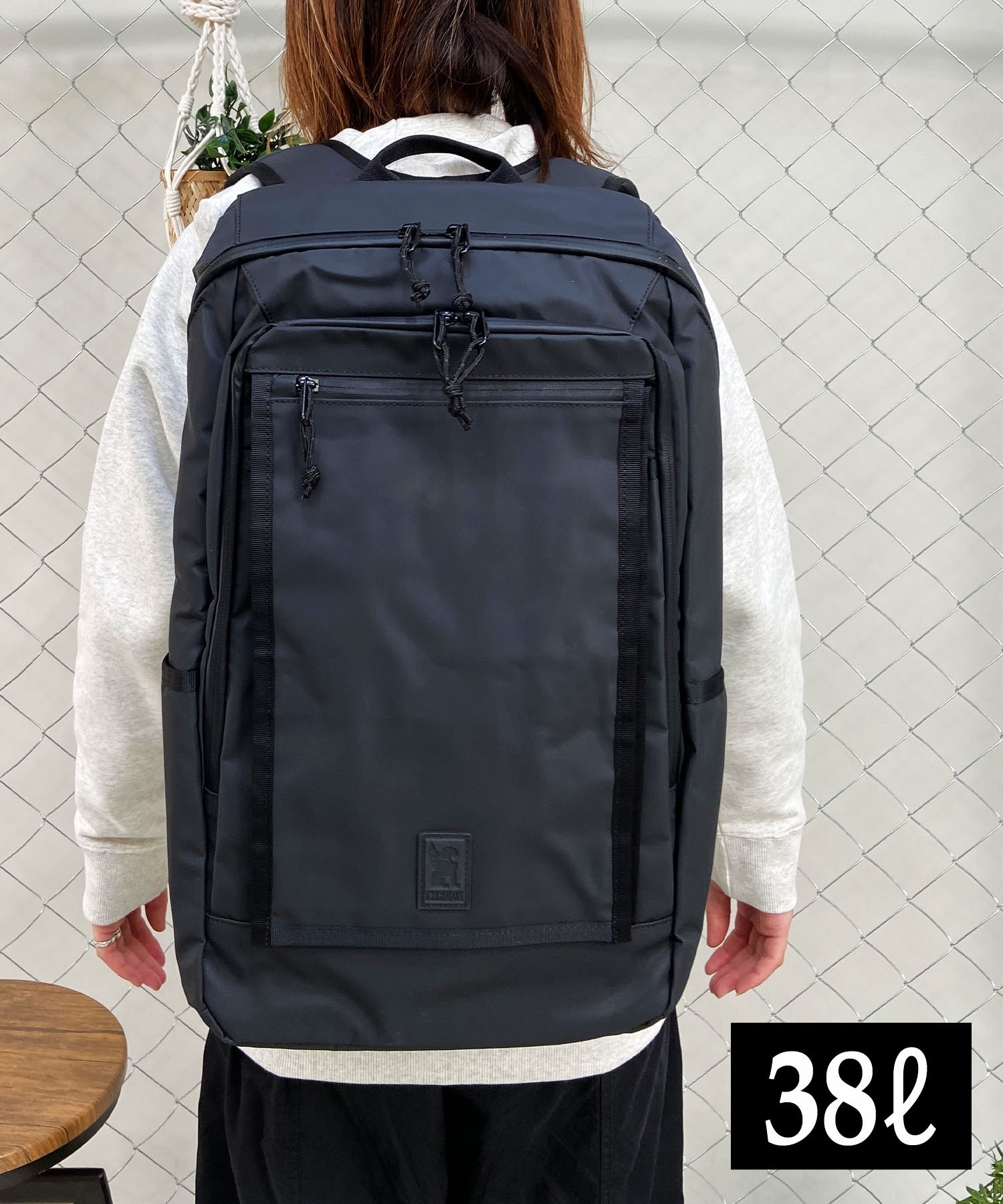 CHROME クローム カバン バックパック リュック COHESIVE 38 WP コヒーシブ 防水 38L JP185BKLOGO(BKLOG-38L)