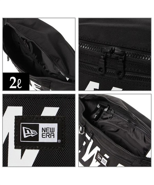 NEW ERA/ニューエラ WAIST BAG NEW ERA/BLK WHI OSFA 11901462 ユニセックス ヒップバッグ HH1 C20(11901462-F)