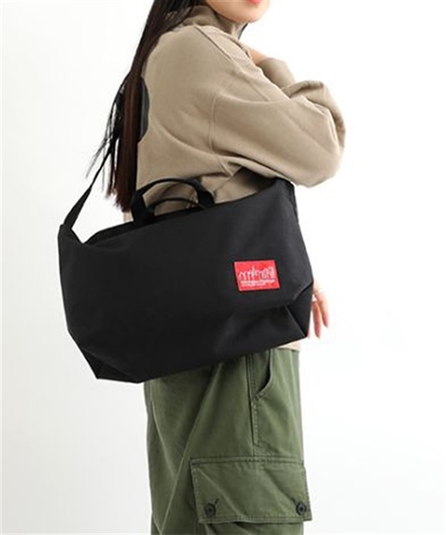 Manhattan Portage/ マンハッタンポーテージ Throwback Shoulder Bag MP2482 ショルダーバッグ JJ4 J31(BKRD-18L)