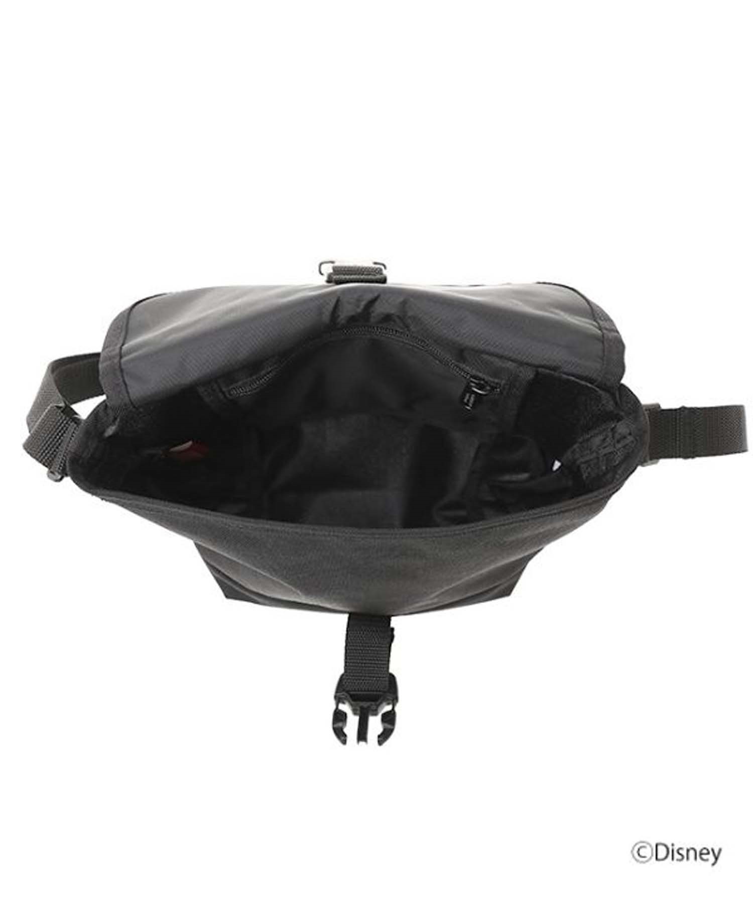 Manhattan Portage/マンハッタンポーテージ ショルダーバッグ Nylon Messenger Bag Flap Zipper Pocket ミッキーマウス MP1603FZPMIC2(BK/RD-FREE)
