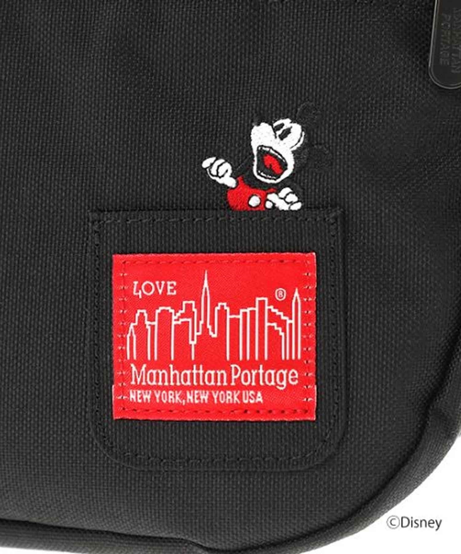 Manhattan Portage/マンハッタンポーテージ ショルダーバッグ Moon Bag/Mickey Mouse 2023 ミッキーマウス MP6044MIC23(BK/RD-FREE)