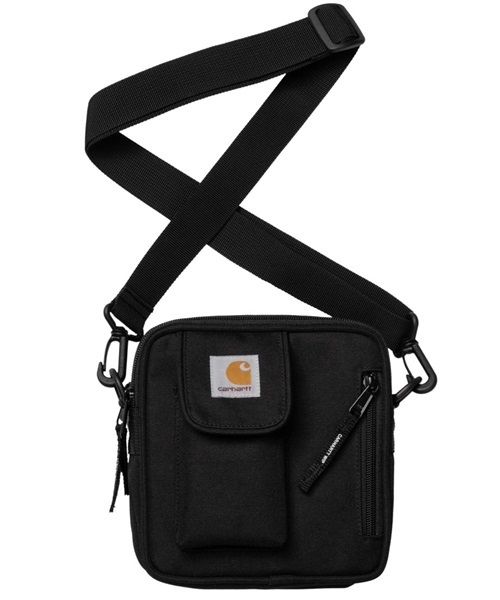 Carhartt WIP カーハートダブリューアイピー ESSENTIALS BAG SMALL エッセンシャルズバッグスモール I031470 ショルダーバッグ KK1 D29(BKBK-ONESIZE)