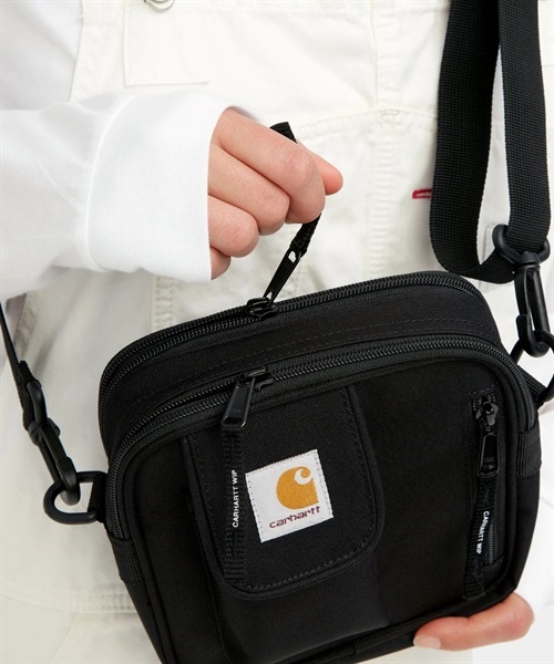 Carhartt WIP カーハートダブリューアイピー ESSENTIALS BAG SMALL エッセンシャルズバッグスモール I031470 ショルダーバッグ KK1 D29(BKBK-ONESIZE)