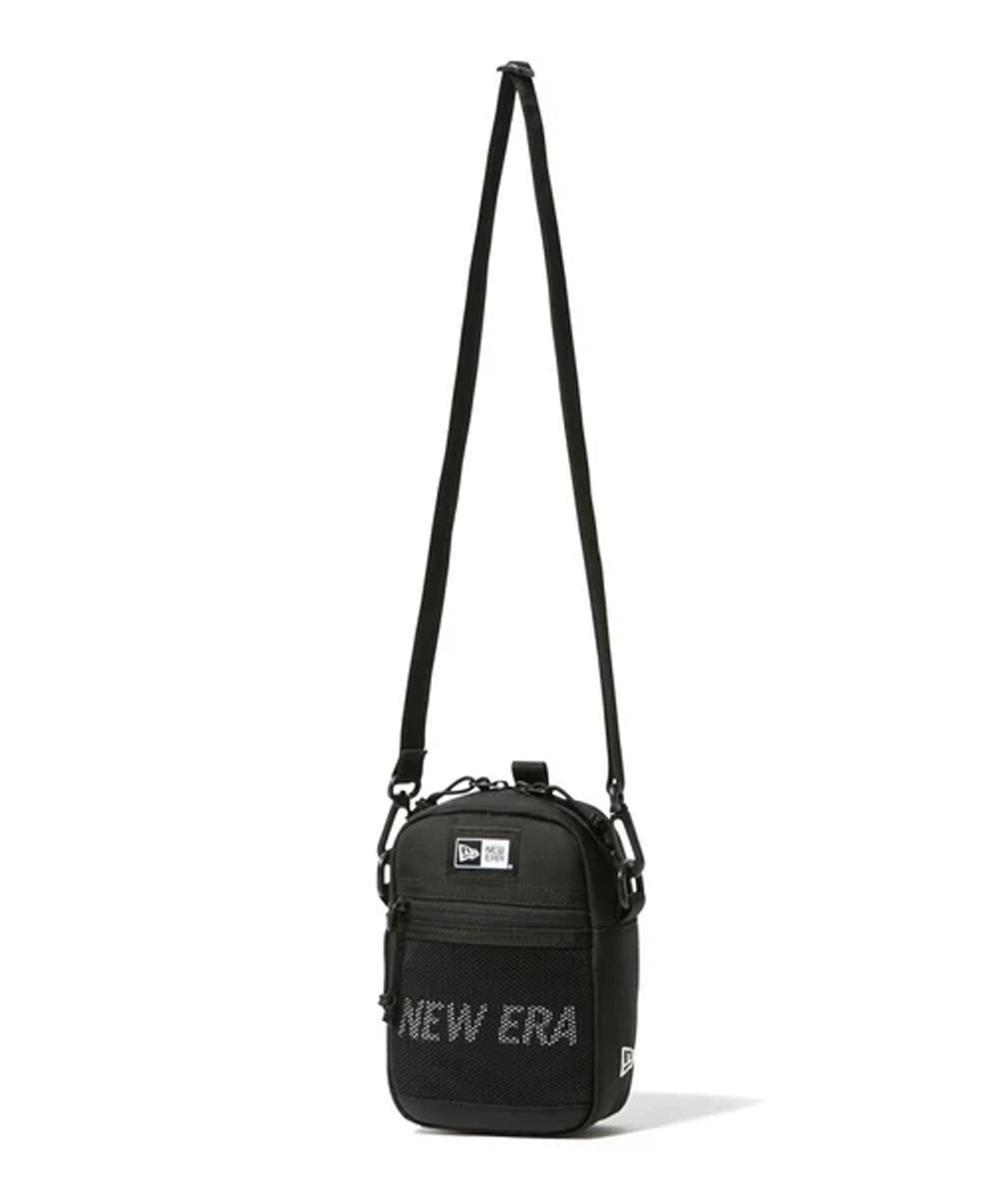 NEW ERA/ニューエラ ショルダーポーチ 1.7L プリントロゴ ブラック × ホワイト ショルダーバッグ 12325640(ONECOLOR-ONESIZE)