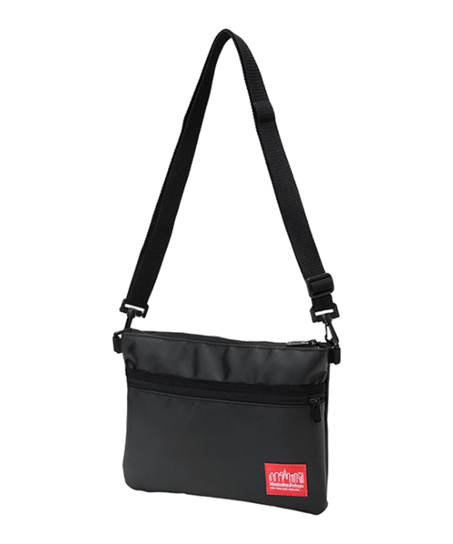 Manhattan Portage/マンハッタンポーテージ MATTE VINYL HARLEM MP1084MVL ショルダーバック(BLACK-ONESIZE)