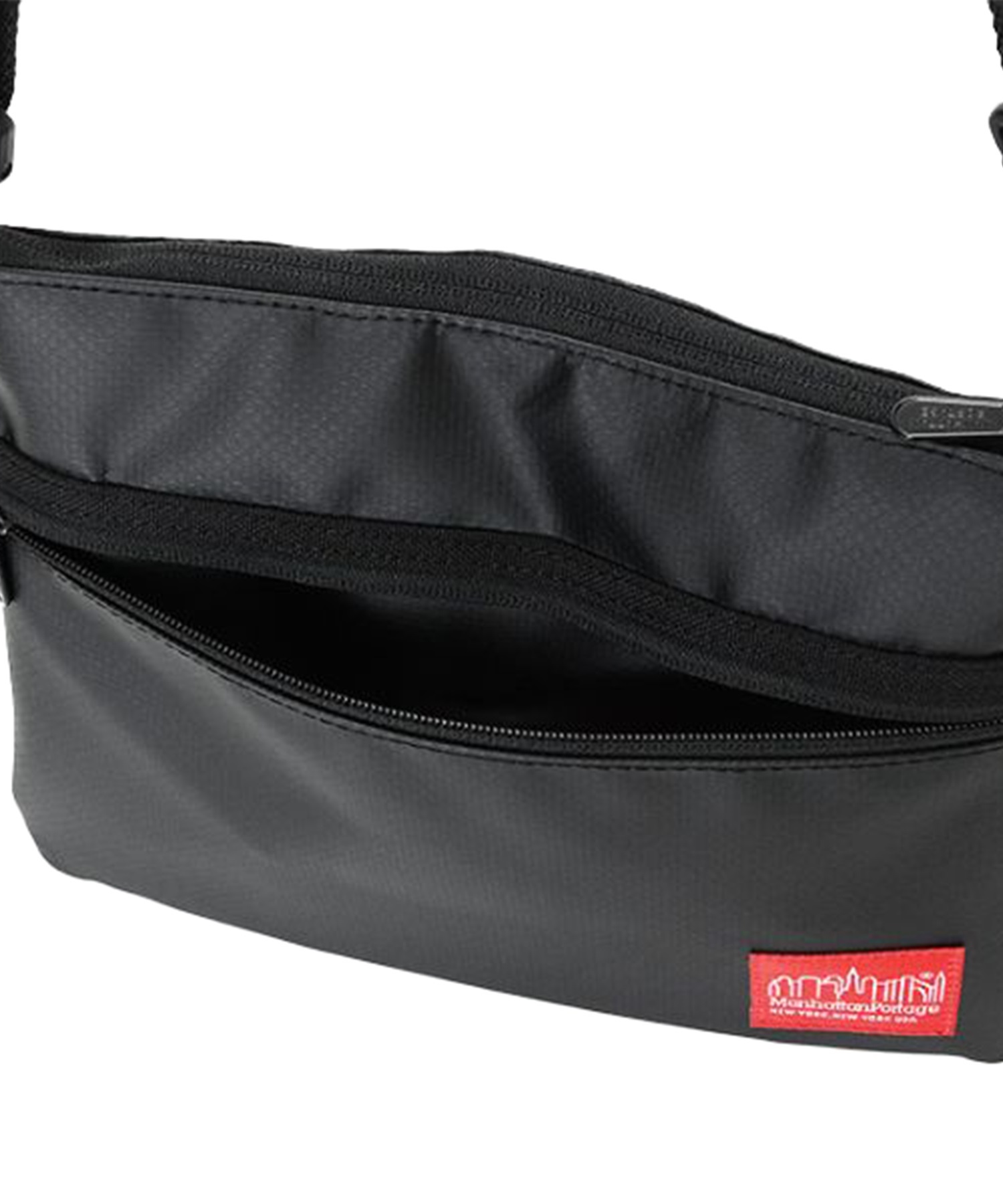 Manhattan Portage/マンハッタンポーテージ MATTE VINYL HARLEM MP1084MVL ショルダーバック(BLACK-ONESIZE)