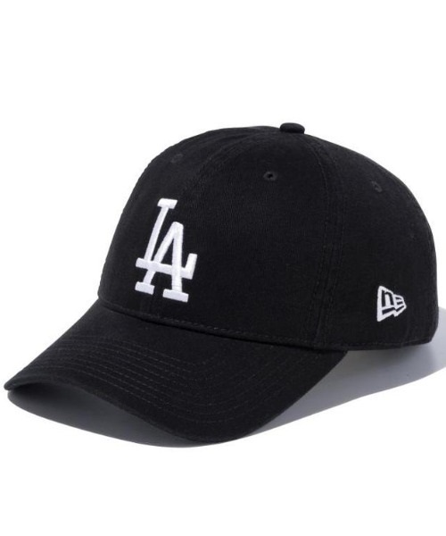 NEW ERA/ニューエラ キャップ 9TWENTY クロスストラップ ウォッシュドコットン ロサンゼルス・ドジャース 11434009(BLK-OSFA)