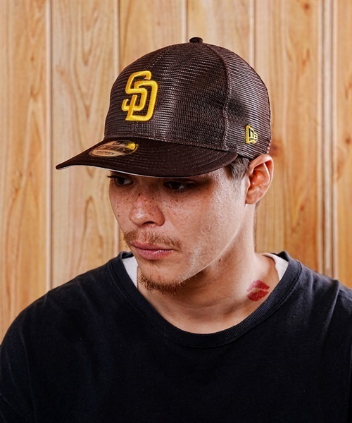 NEW ERA/ニューエラ キャップ 9FIFTY MLB All Mesh サンディエゴ・パドレス メッシュキャップ 13732532(BRWN-FREE)