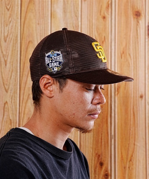 NEW ERA/ニューエラ キャップ 9FIFTY MLB All Mesh サンディエゴ・パドレス メッシュキャップ 13732532(BRWN-FREE)