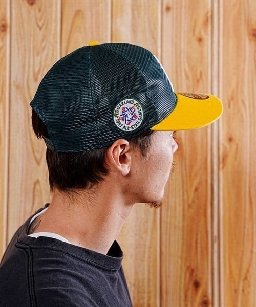 NEW ERA/ニューエラ キャップ 9FIFTY MLB All Mesh オークランド・アスレチックス メッシュキャップ 13732533(DGRGD-FREE)