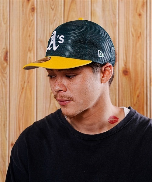 NEW ERA/ニューエラ キャップ 9FIFTY MLB All Mesh オークランド・アスレチックス メッシュキャップ 13732533(DGRGD-FREE)