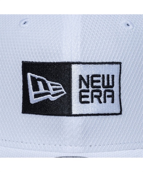 NEW ERA/ニューエラ キャップ 紫外線対策 9FIFTY Diamond Era ボックスロゴ ホワイト サンドイッチバイザー 13515862(WHI-FREE)