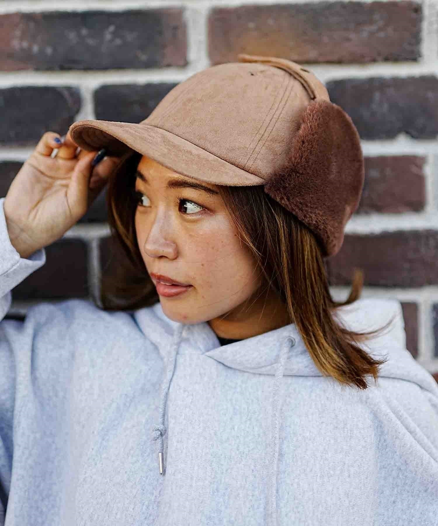 milsa/ミルサ キャップ スエードイヤーフラップキャップ 234061209(BK/BK-ONESIZE)