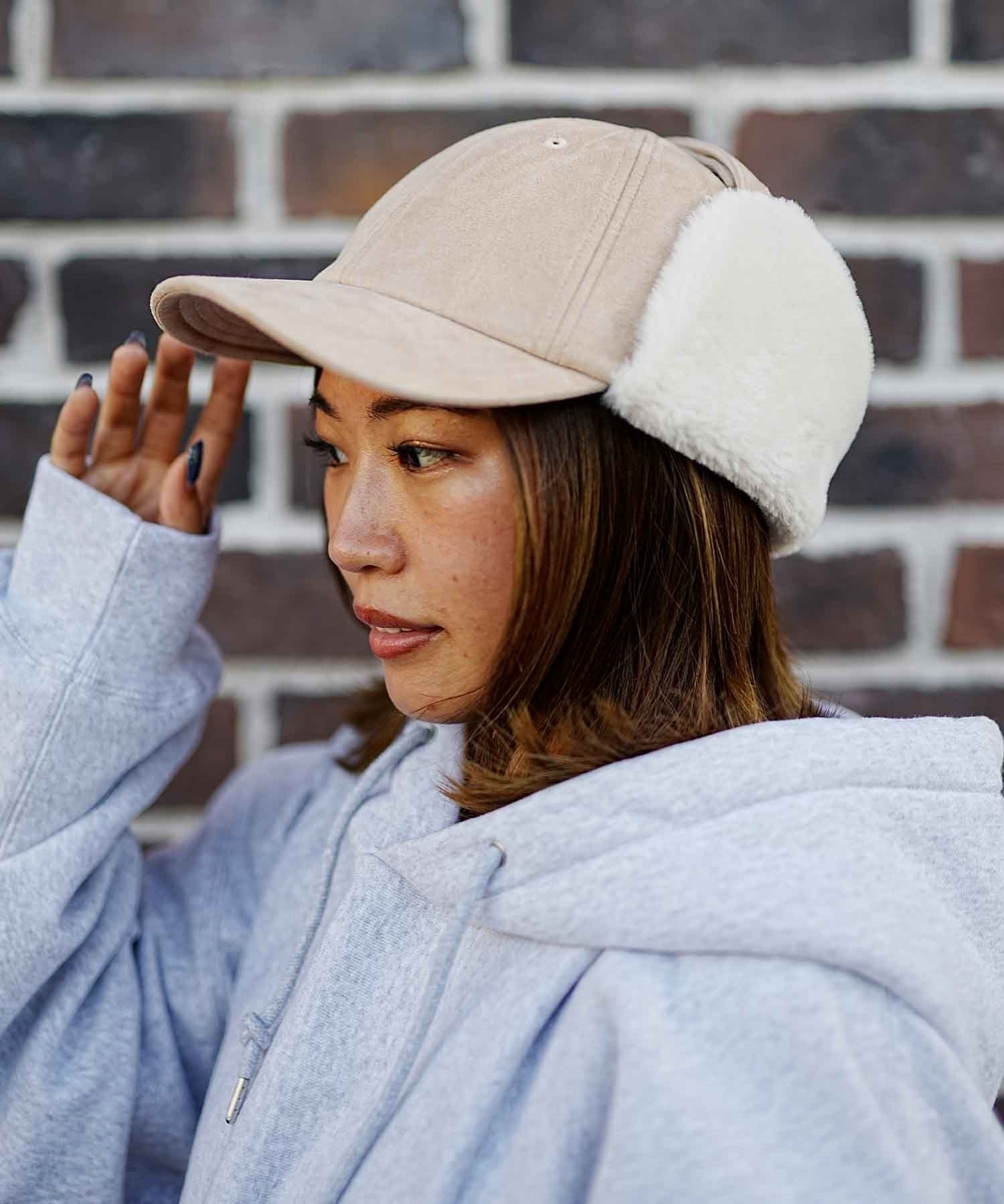 milsa/ミルサ キャップ スエードイヤーフラップキャップ 234061209(BK/BK-ONESIZE)