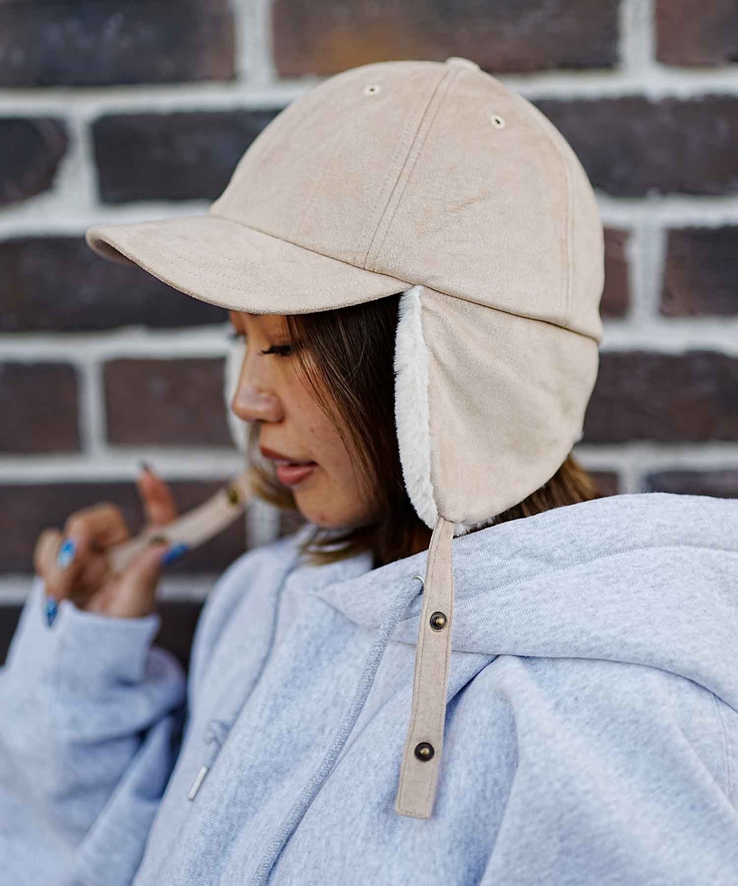 milsa/ミルサ キャップ スエードイヤーフラップキャップ 234061209(BK/BK-ONESIZE)