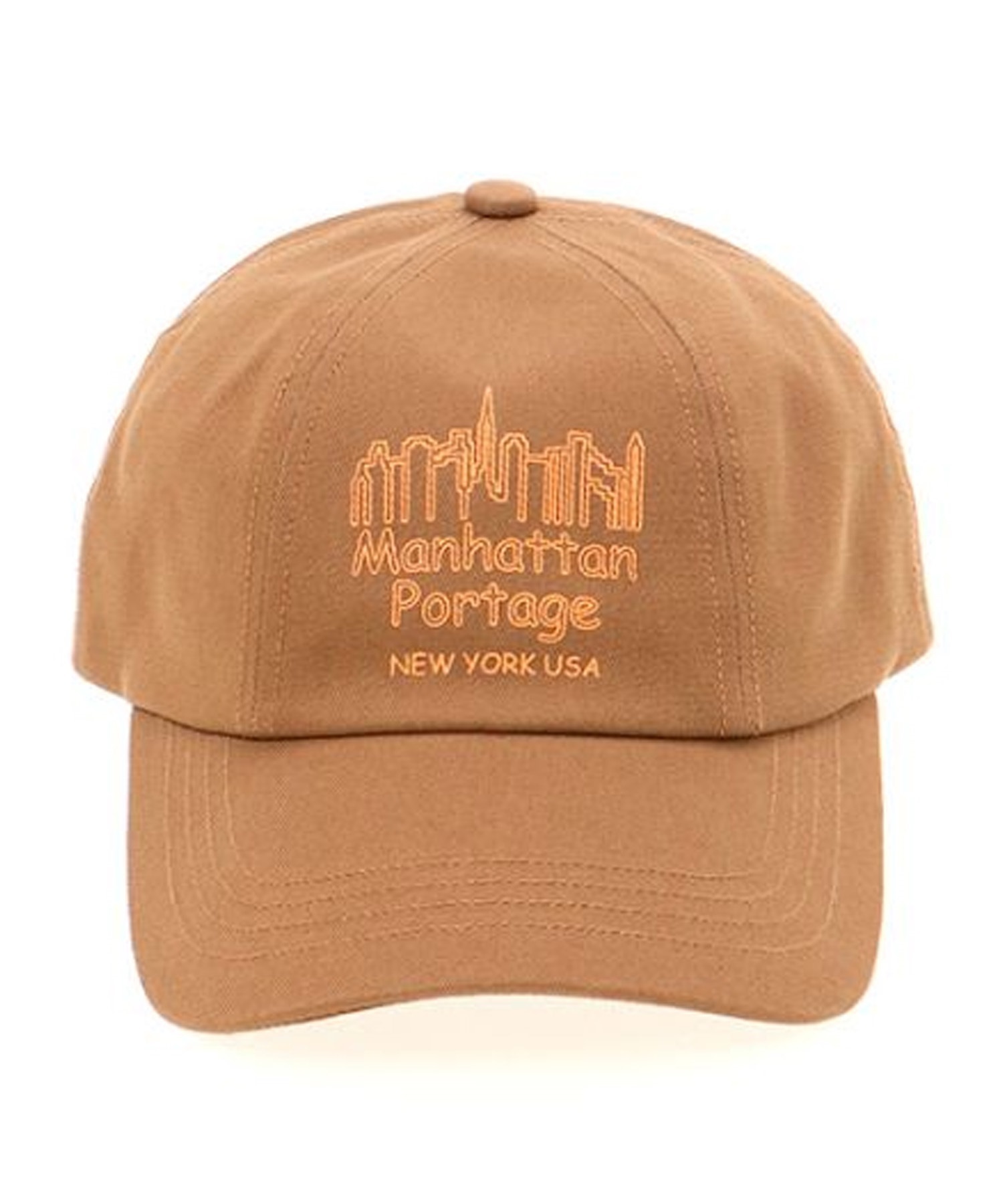Manhattan Portage/マンハッタンポーテージ Panel Shift Print Cap キャップ 帽子 フリーサイズ MP211(BR/OR-FREE)