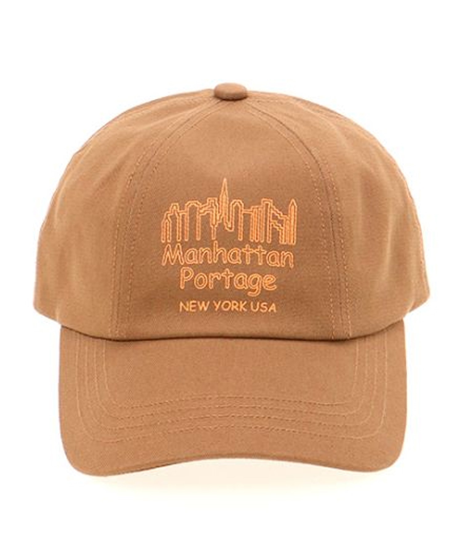 Manhattan Portage/マンハッタンポーテージ Panel Shift Print Cap キャップ 帽子 フリーサイズ MP211(BK/WT-FREE)